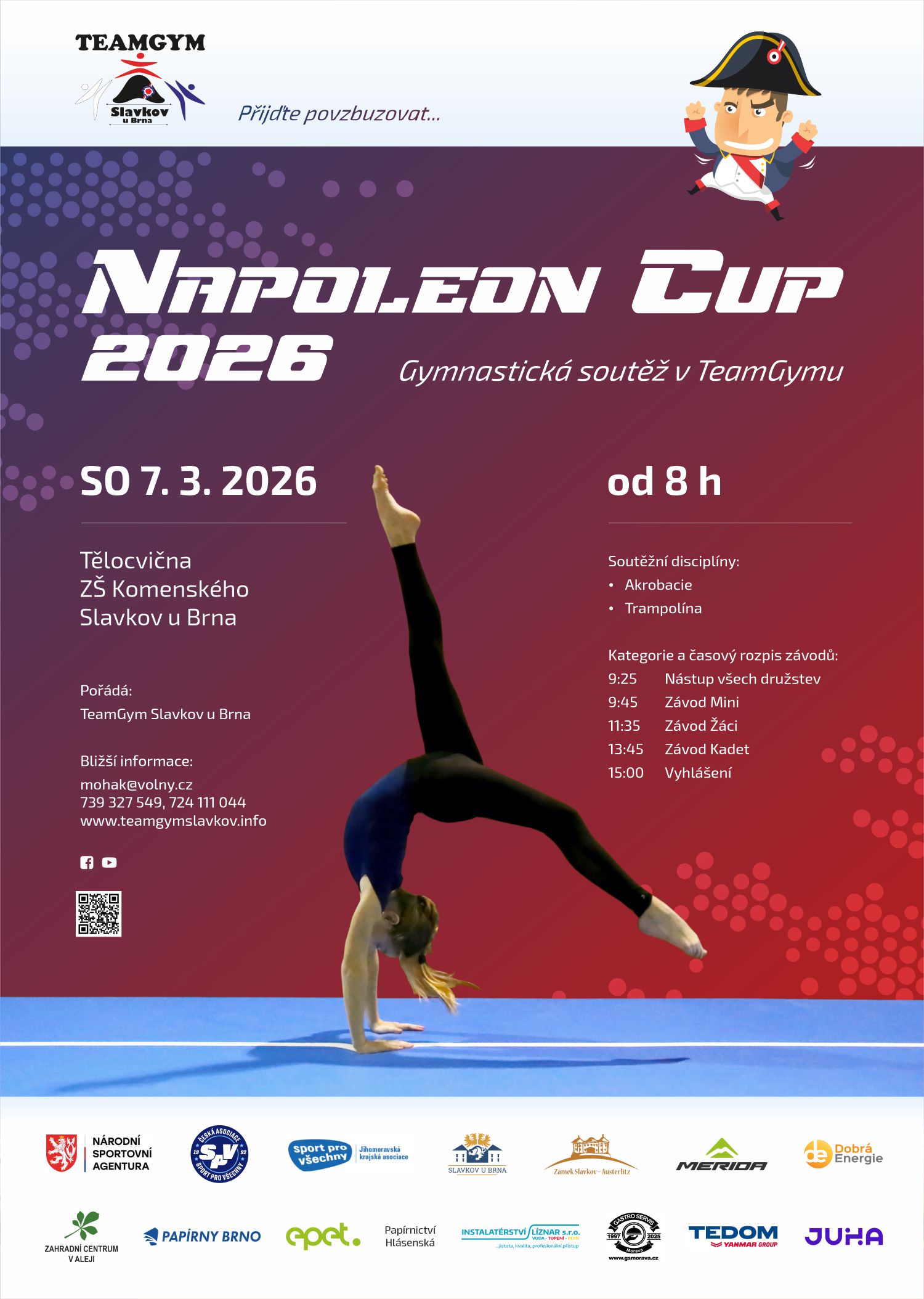 Napoleon Cup 2026 TeamGym Slavkov